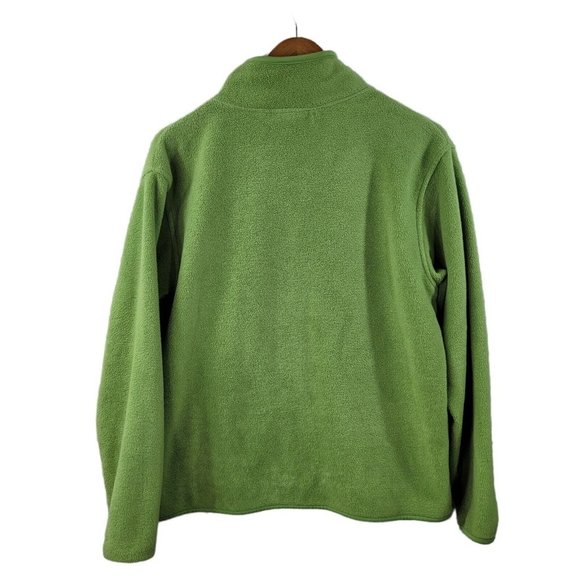 Northern Reflections Fleece Jacket Men size Small full zip up Winter warm Green - Picture 3 of 4